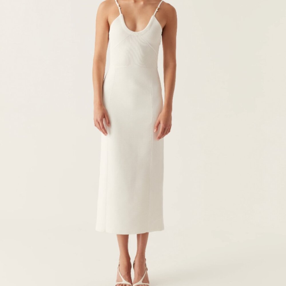 Veida Ottoman Knit Midi Dress